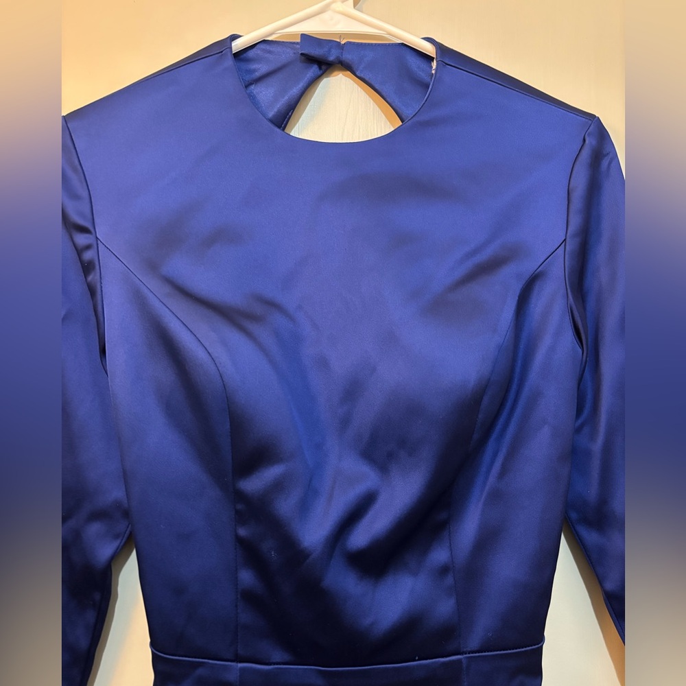 Sherri Hill Royal Blue Cocktail Dress - Picture 3 of 14
